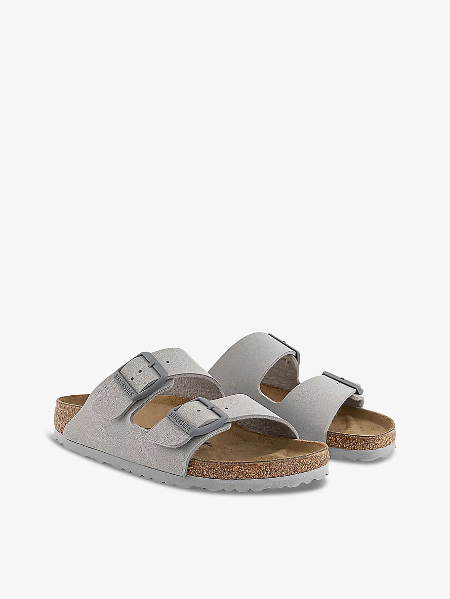 Arizona two-strap faux-leather sandals - 3