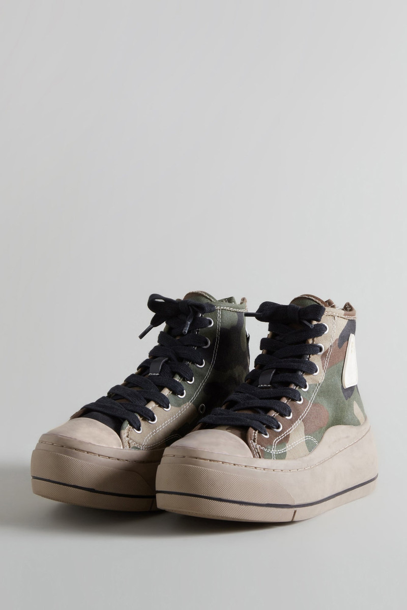 KURT HIGH TOP SNEAKER- CAMO & BROWN 1