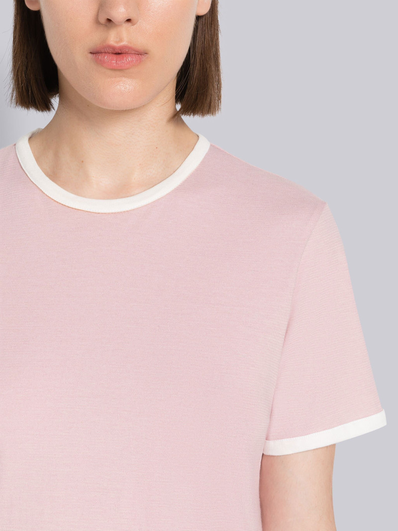 Melange Jersey Short Sleeve Ringer Tee 5