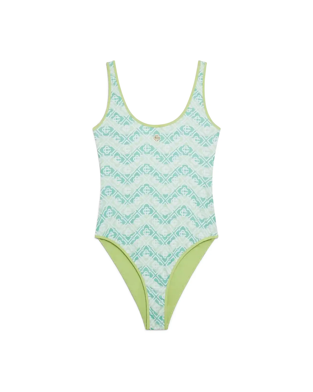 Wavy Monogram Swimsuit - 1