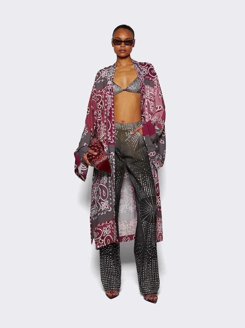 THE ATTICO Thermostrass Crystal Jeans Dark Grey outlook