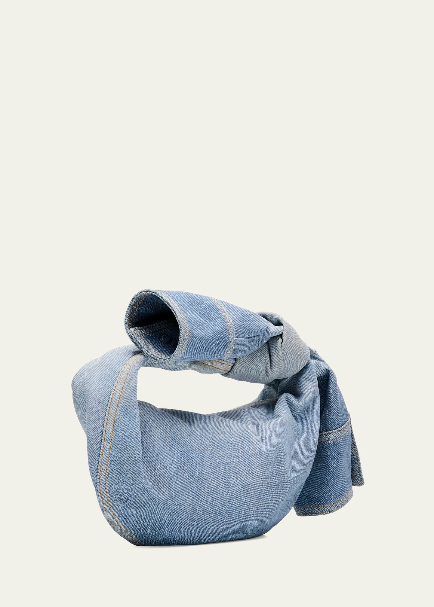 Jodie Mini Shirt Denim Top-Handle Bag - 3