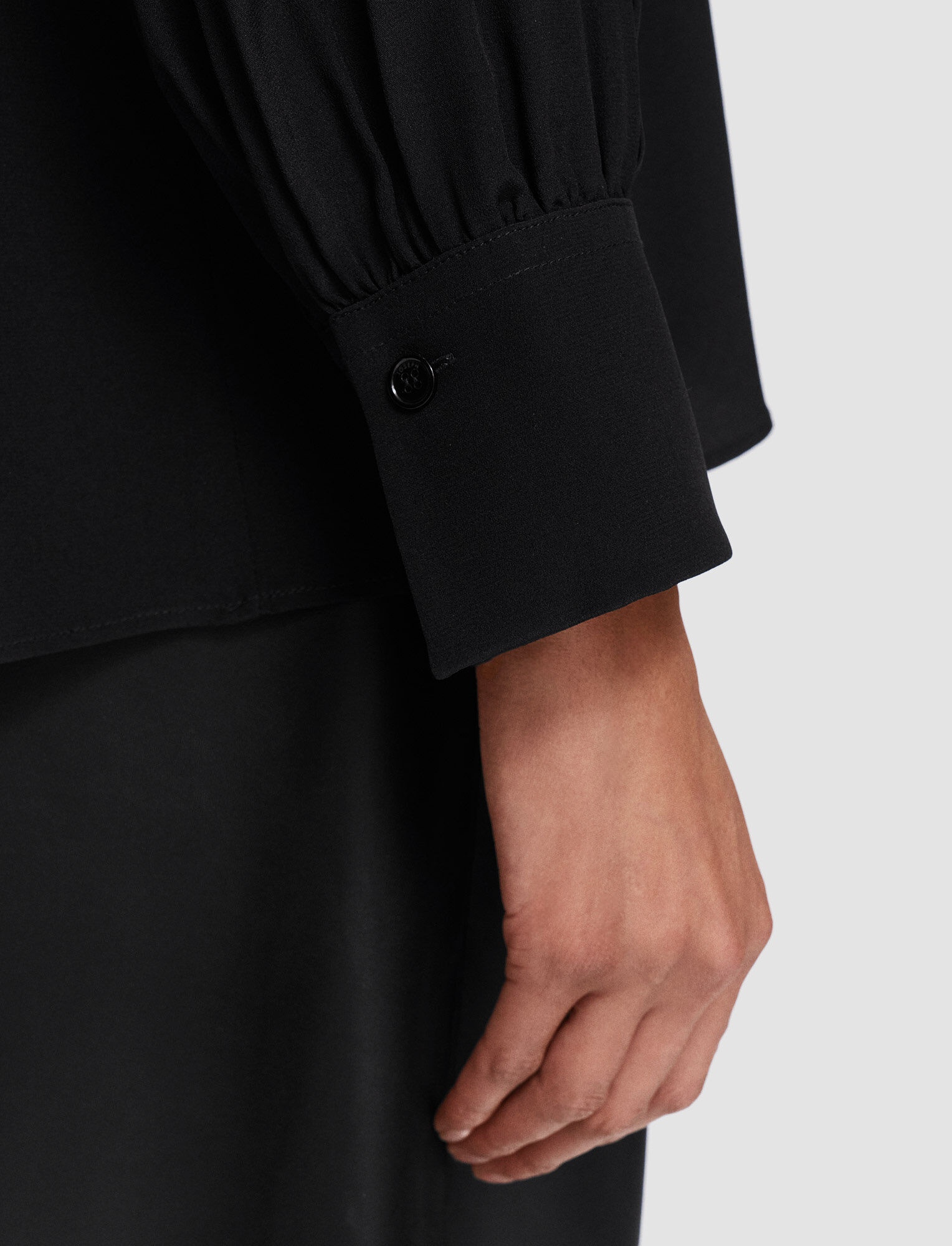 Silk Crepe de Chine Blondel Blouse - 6