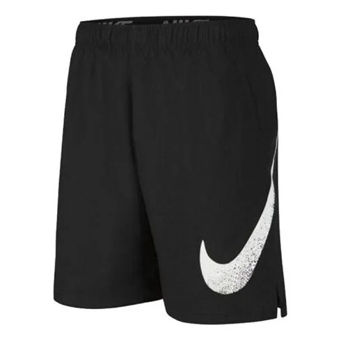 Men's Nike Large swoosh Sports Black Shorts CN9755-010 - 1