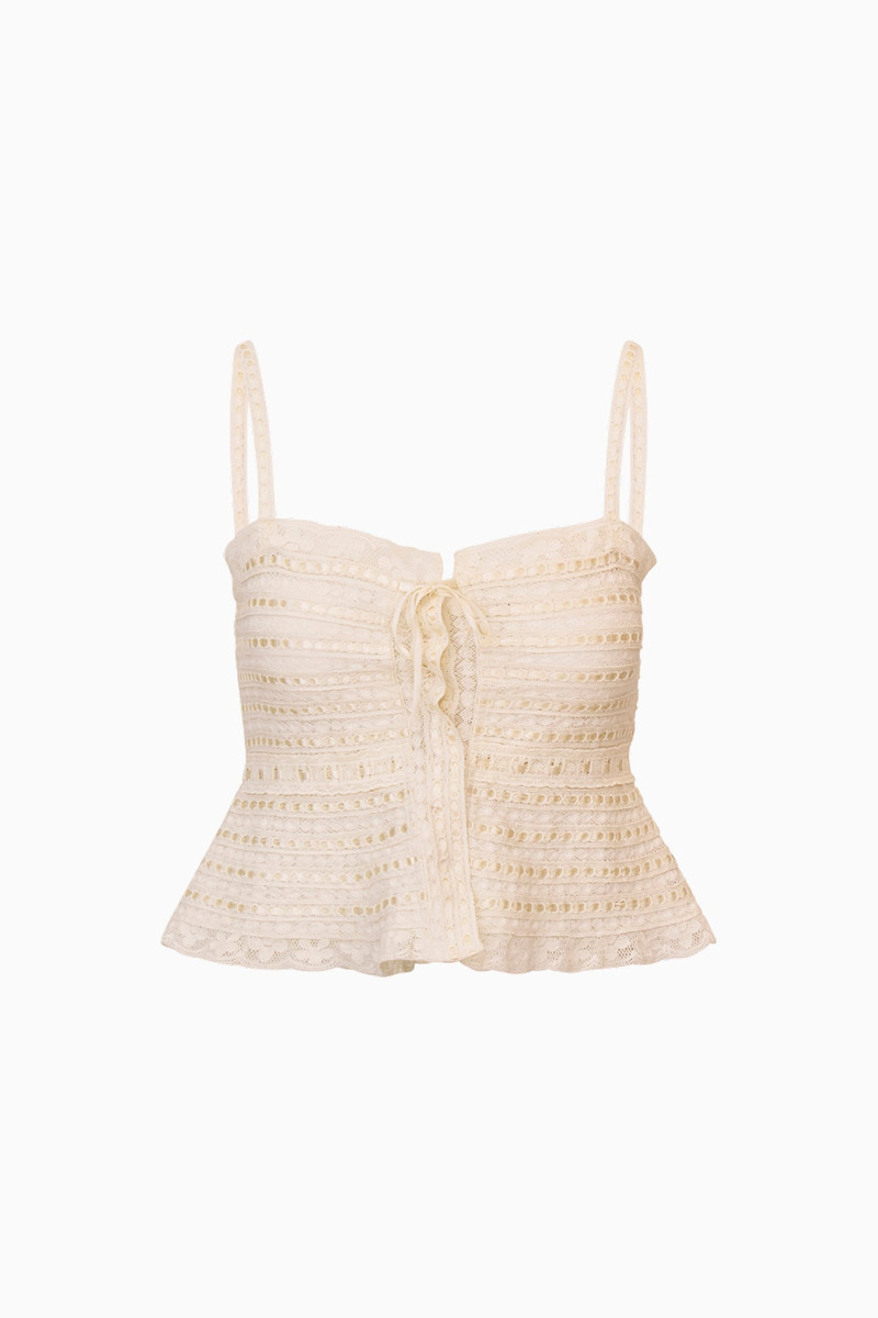Niraya Woven Cotton Sleeveless Top 1