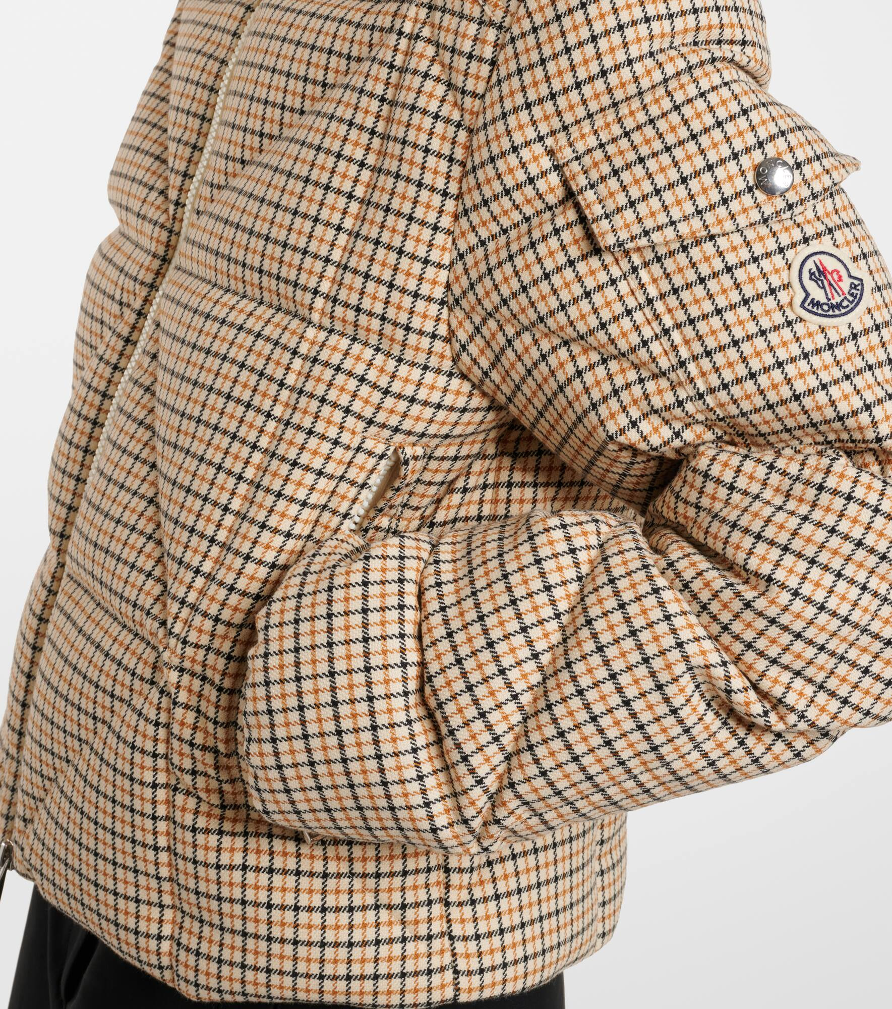 Keros checked quilted down jacket - 5