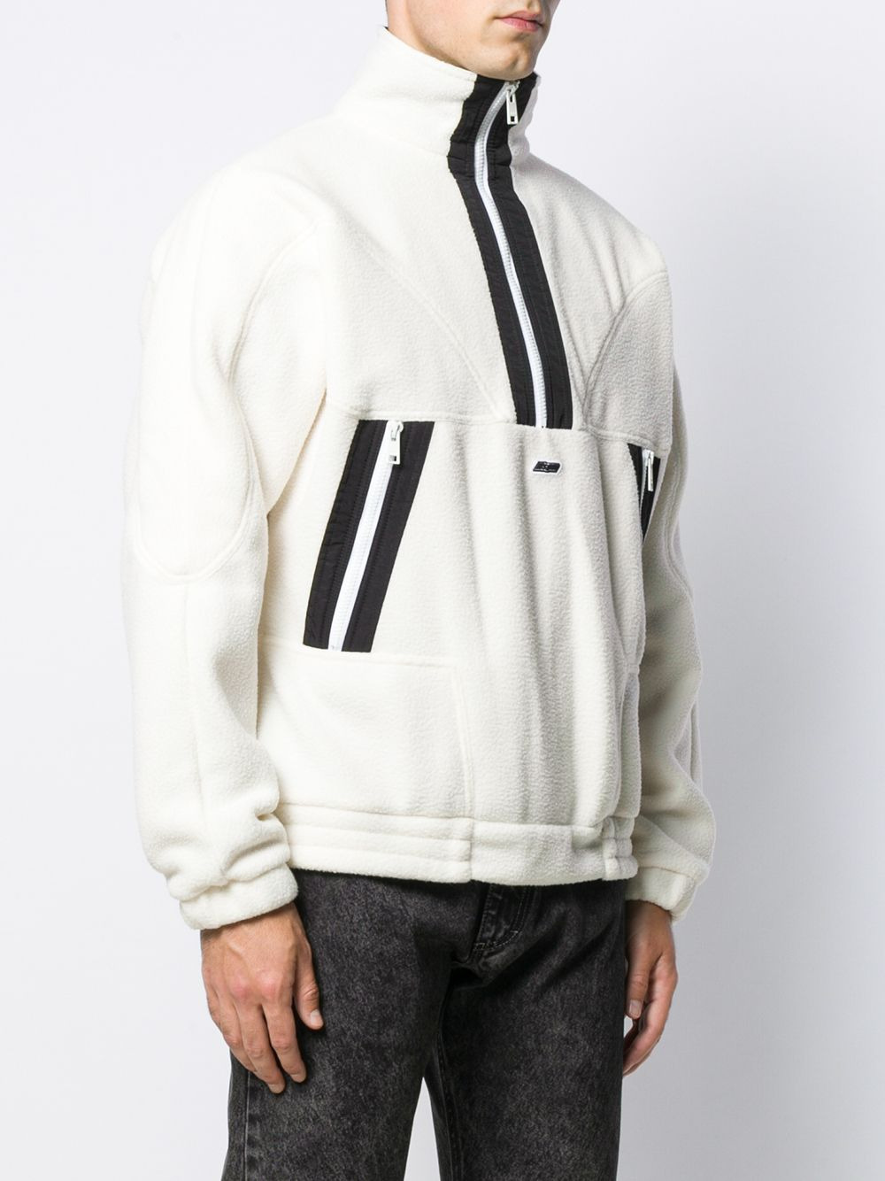 contrast stripe sweatshirt - 3