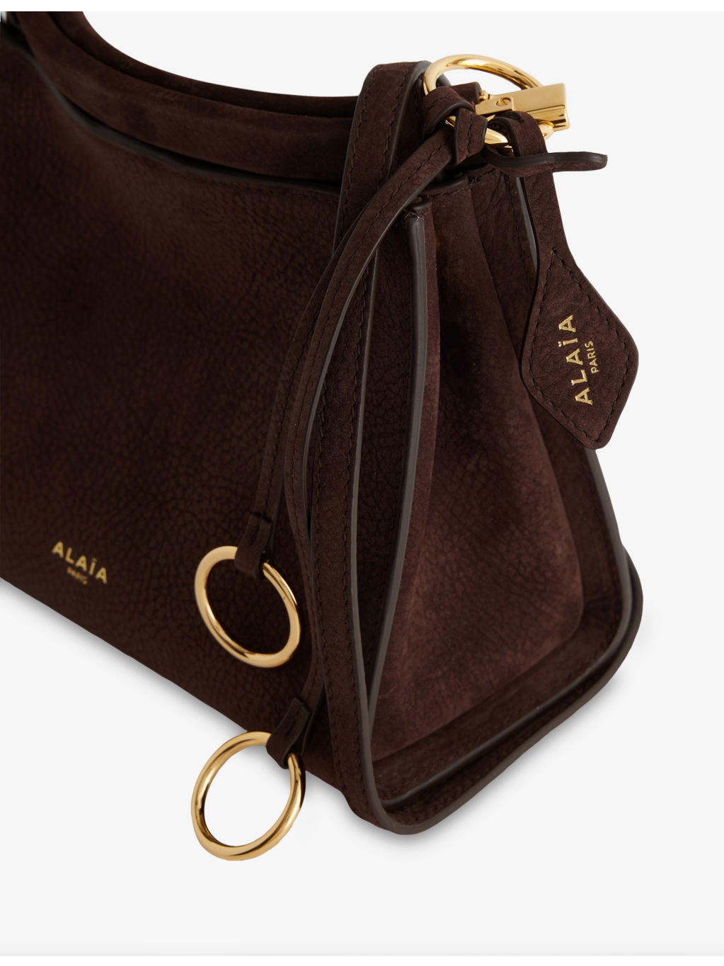 Le Click Square Small Leather Shoulder Bag - 5