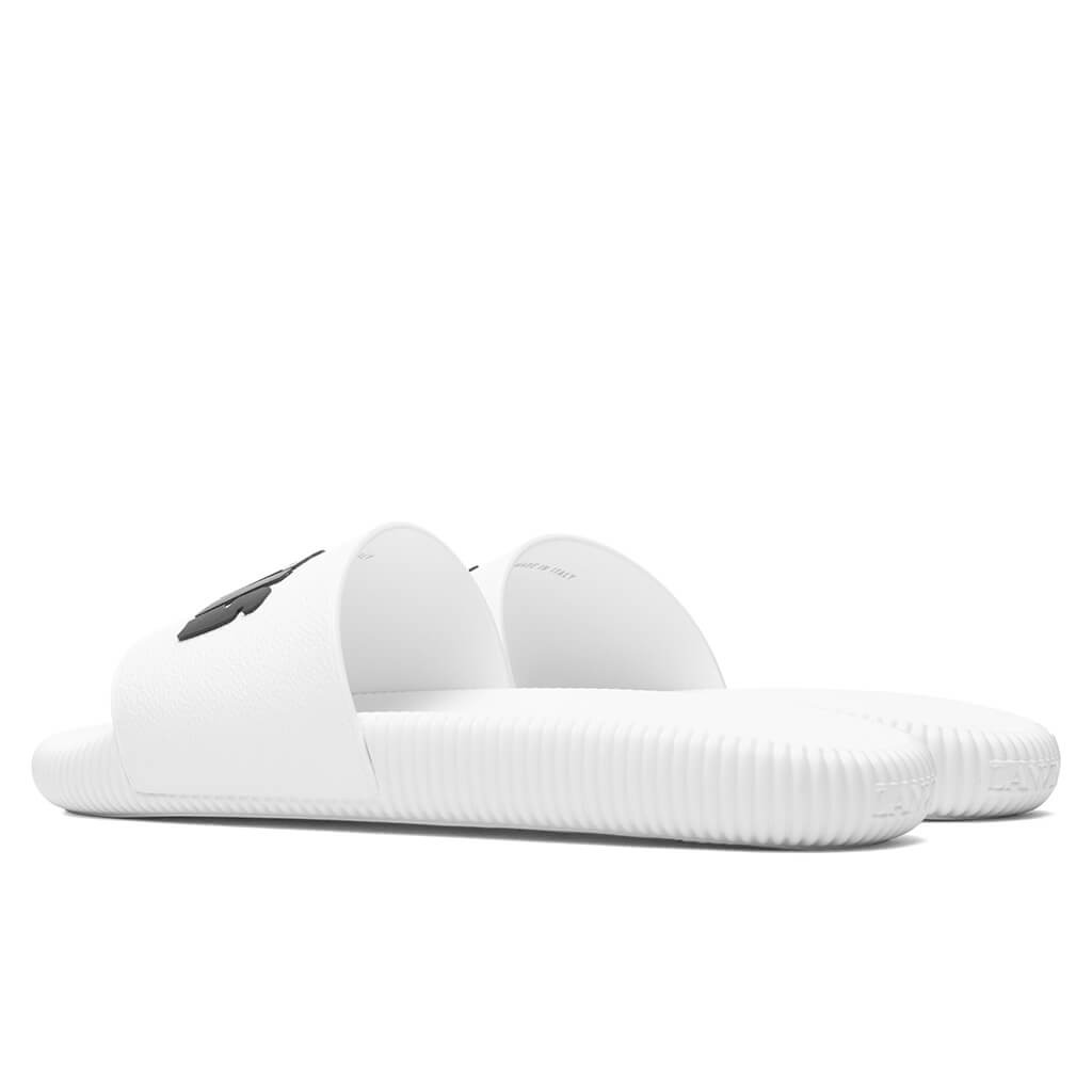 LANVIN ARPEGE SLIDE - WHITE/BLACK - 3