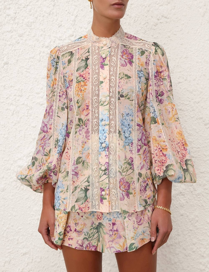 HALLIDAY LACE TRIM SHIRT 5