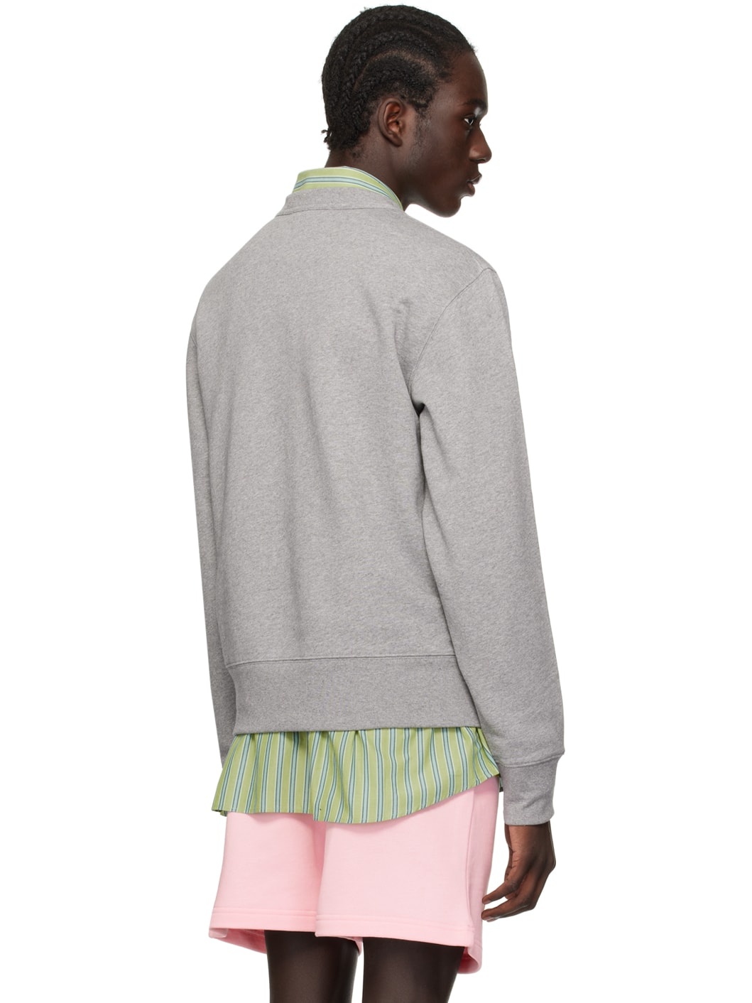 Gray Patch Sweater - 3