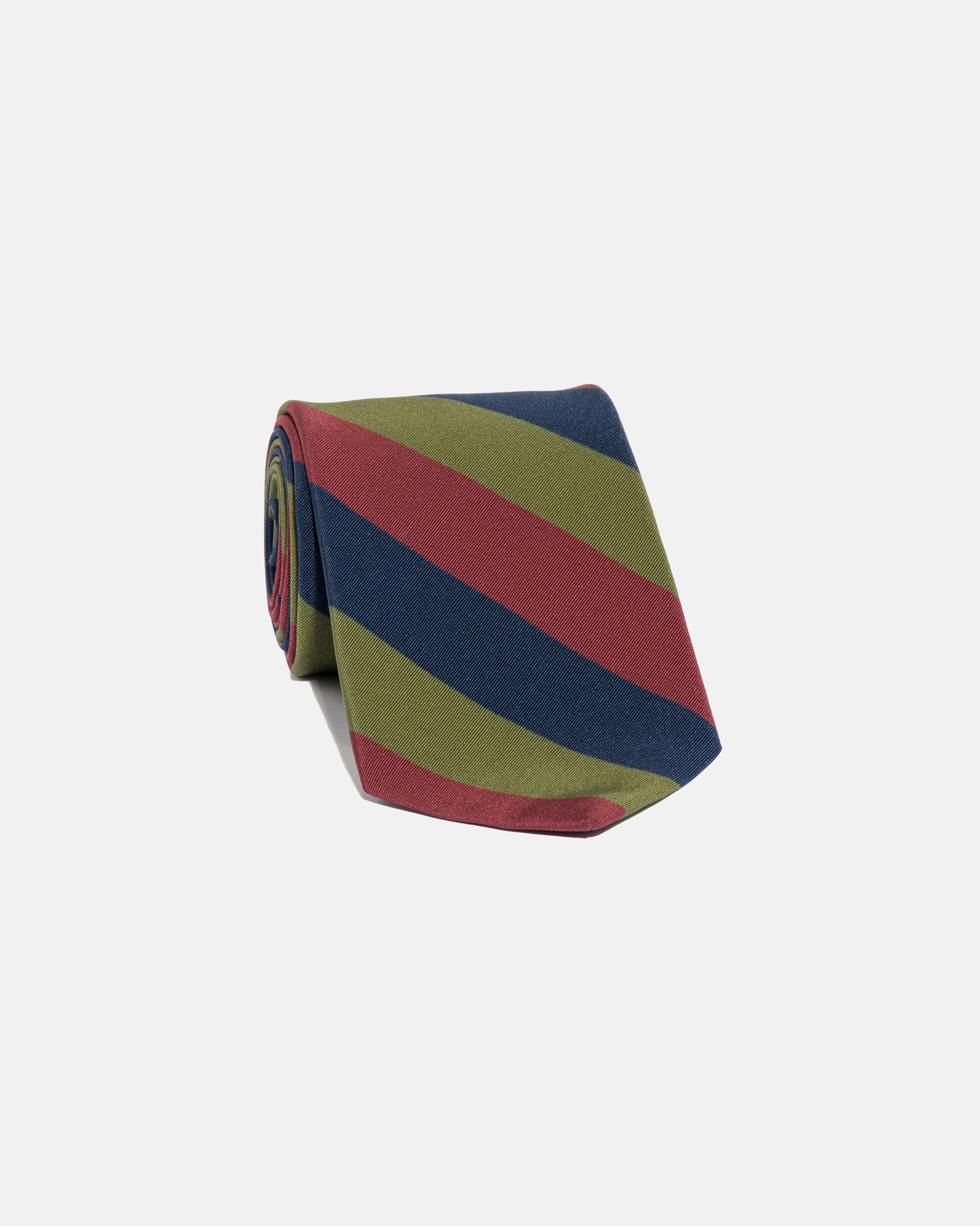 MADE-IN-ENGLAND ROYAL SCOTS REGIMENTAL SILK REPP TIE - 1