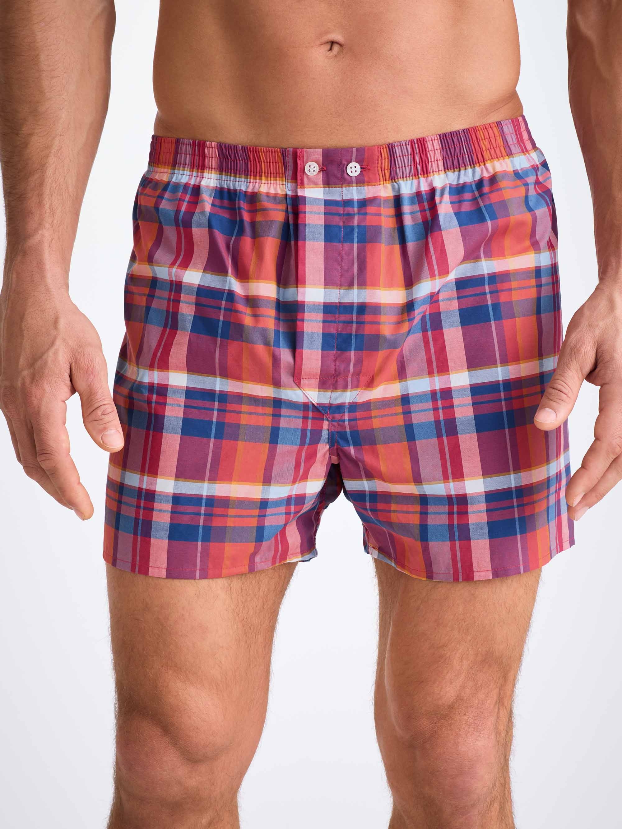 Men's Classic Fit Boxers Barker 40 Cotton Multi - 3