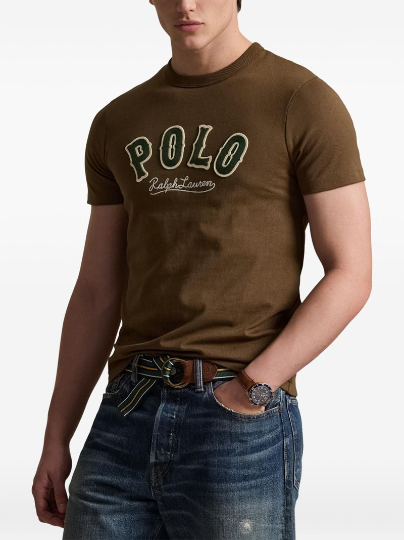 logo-detail crew neck T-shirt 3