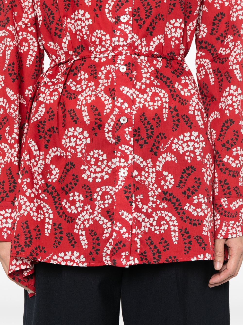 printed cotton shirt - 5