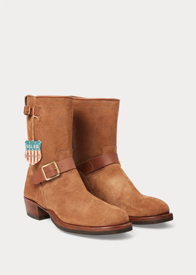 RRL by Ralph Lauren Roughout Suede Boot outlook