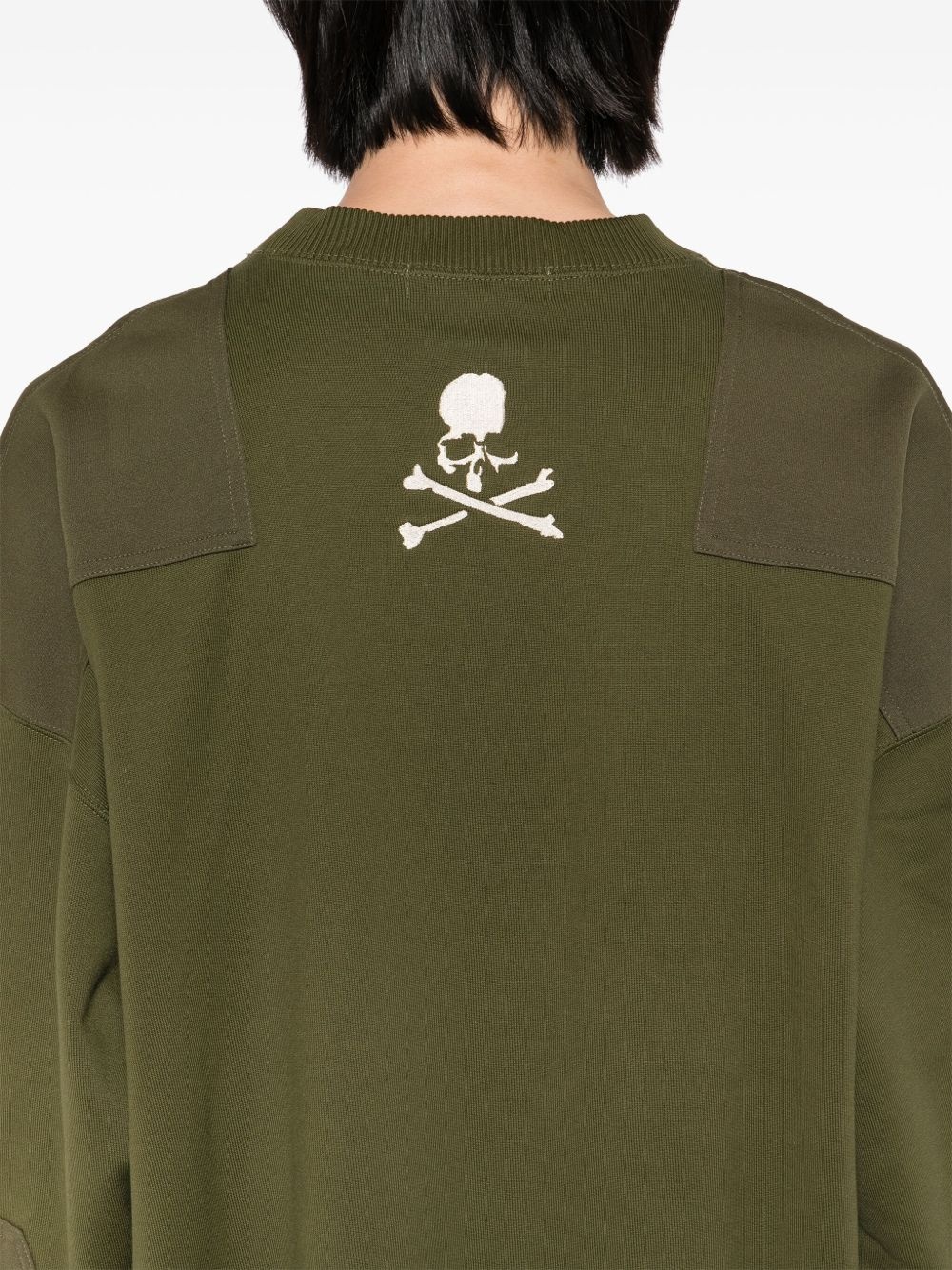 logo-embroidered sweatshirt - 5