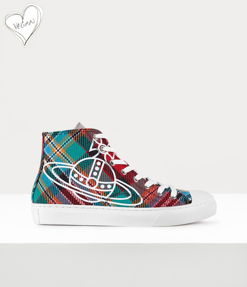 PLIMSOLL HIGH TOP TARTAN 1