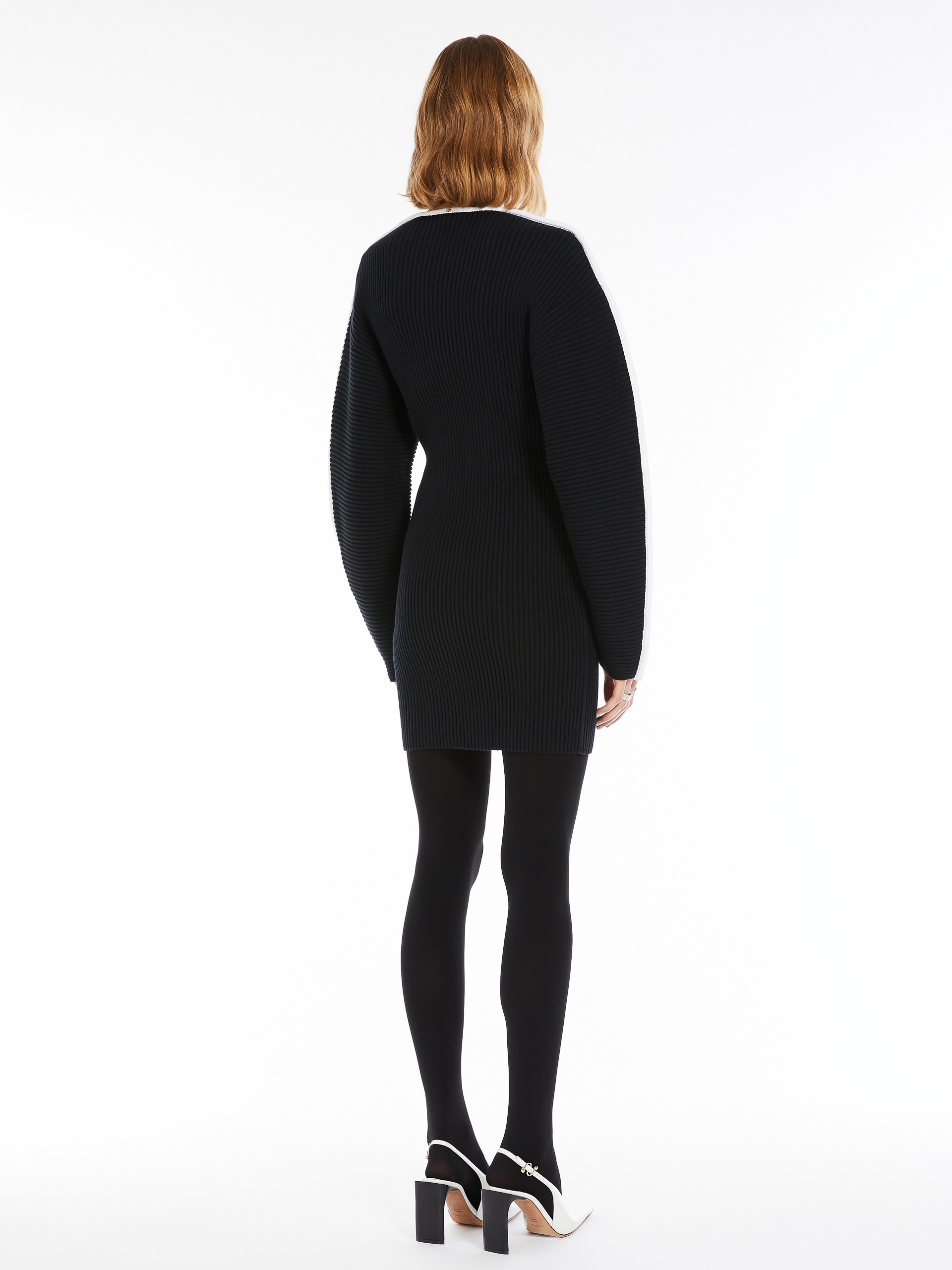 FRANK Stretch-cotton knit dress - 4