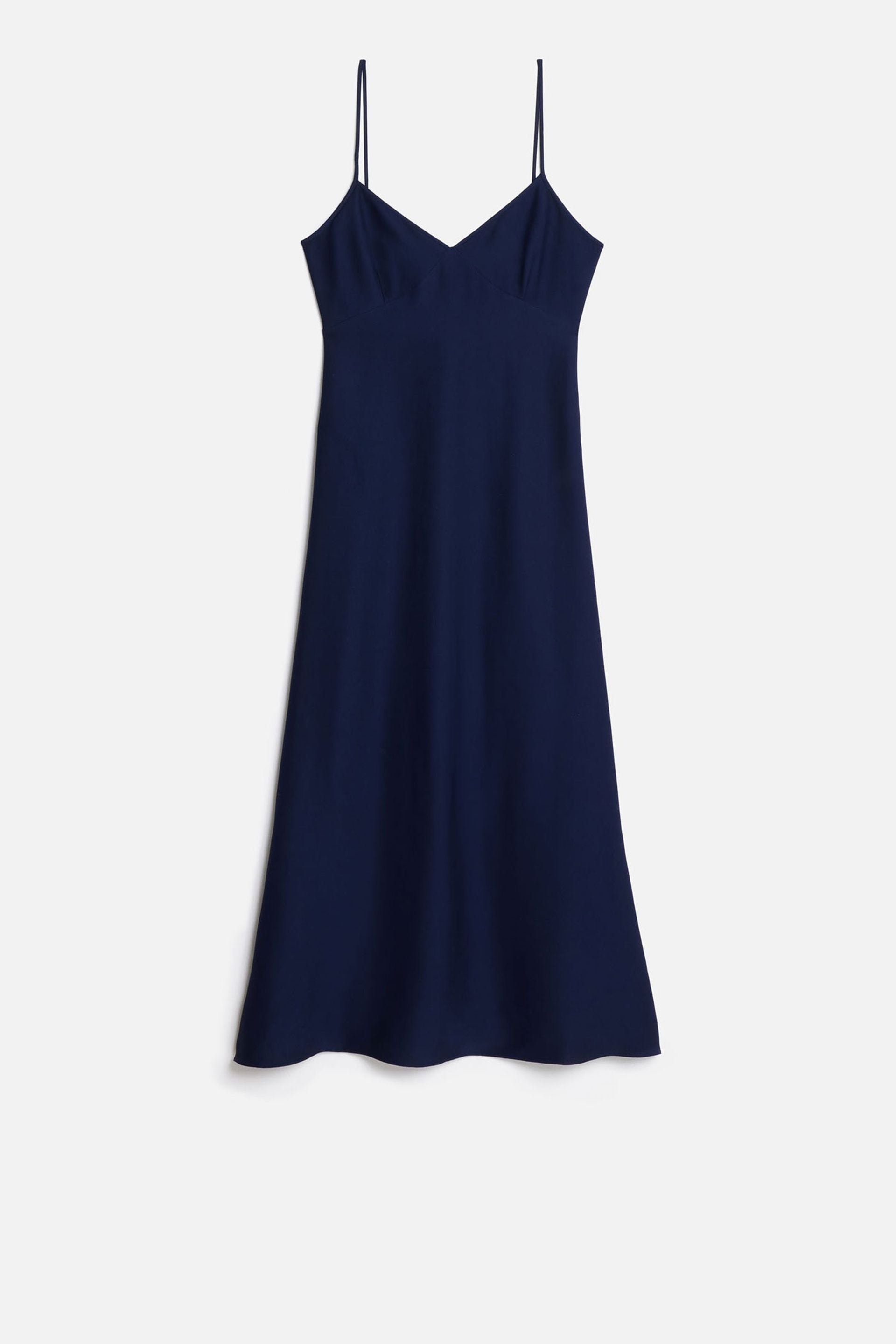 V Neck Long Dress - 1