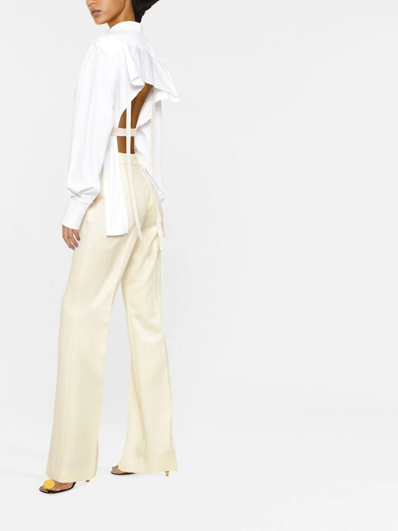high-waisted straight-leg trousers 3