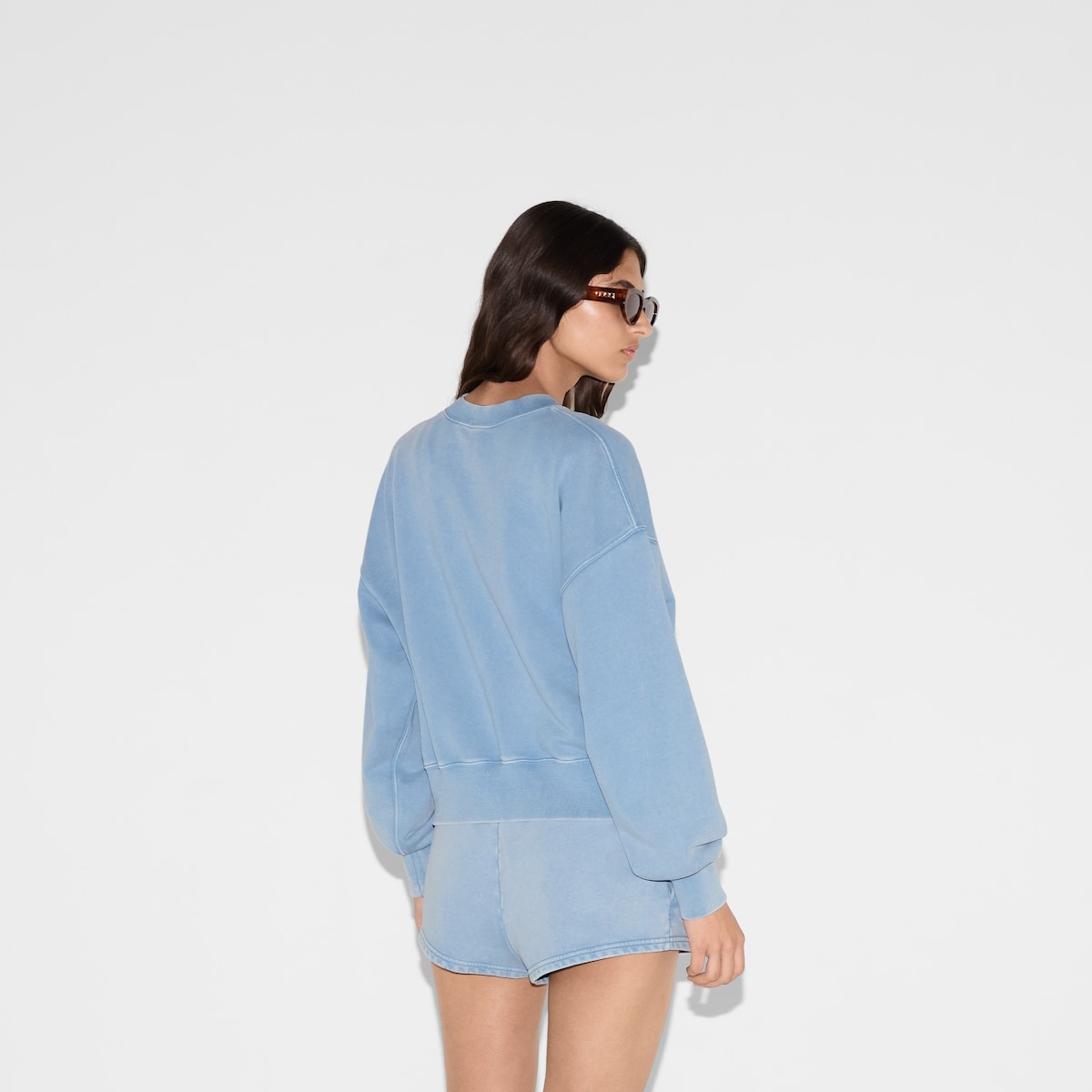 Embroidered cotton jersey sweatshirt - 4