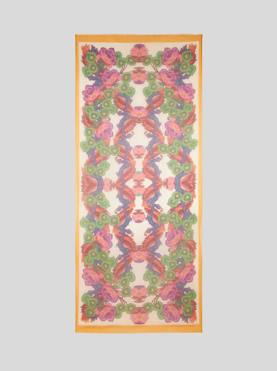 FLORAL TWILL SCARF - 2
