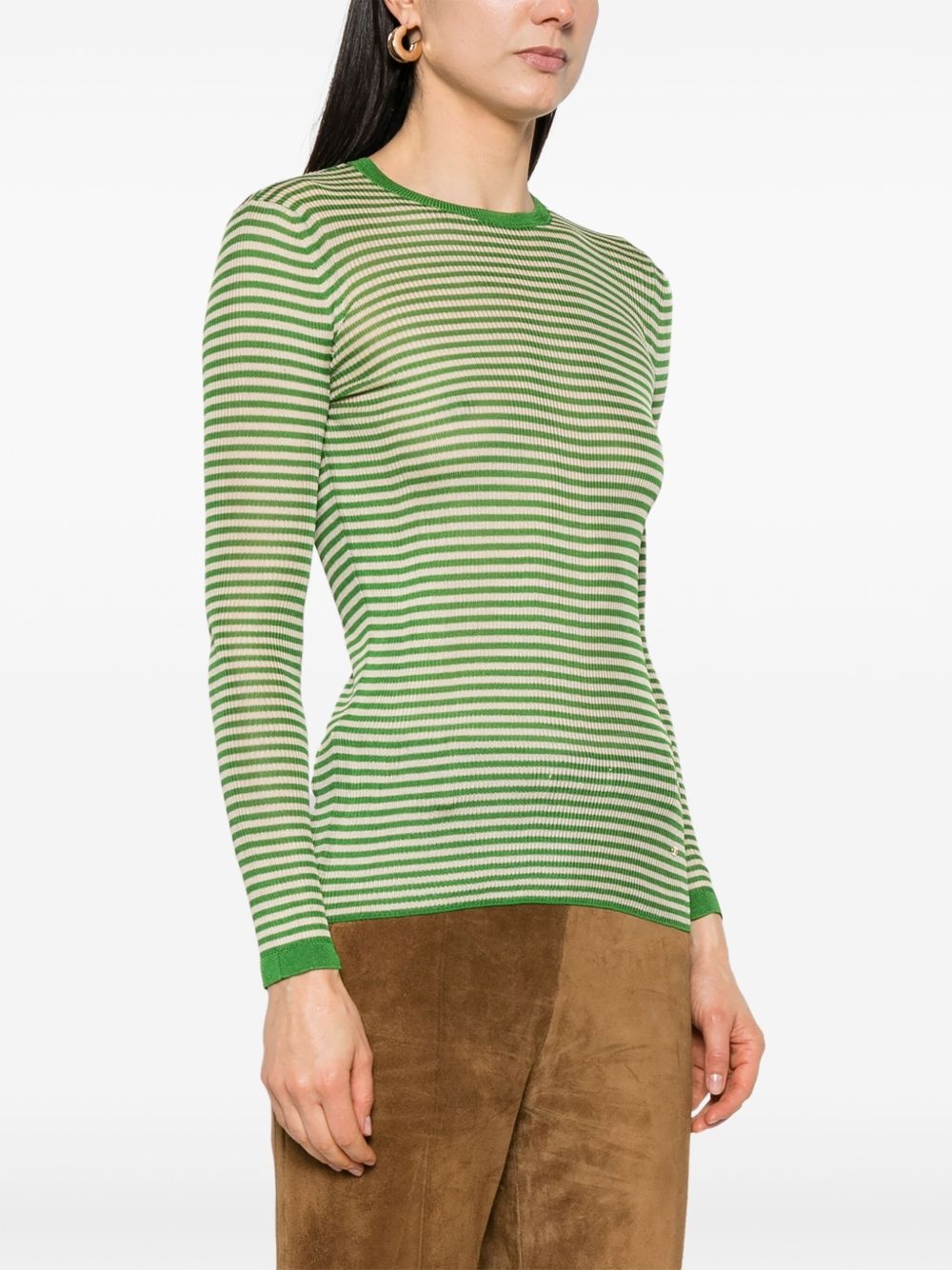striped sweater - 3