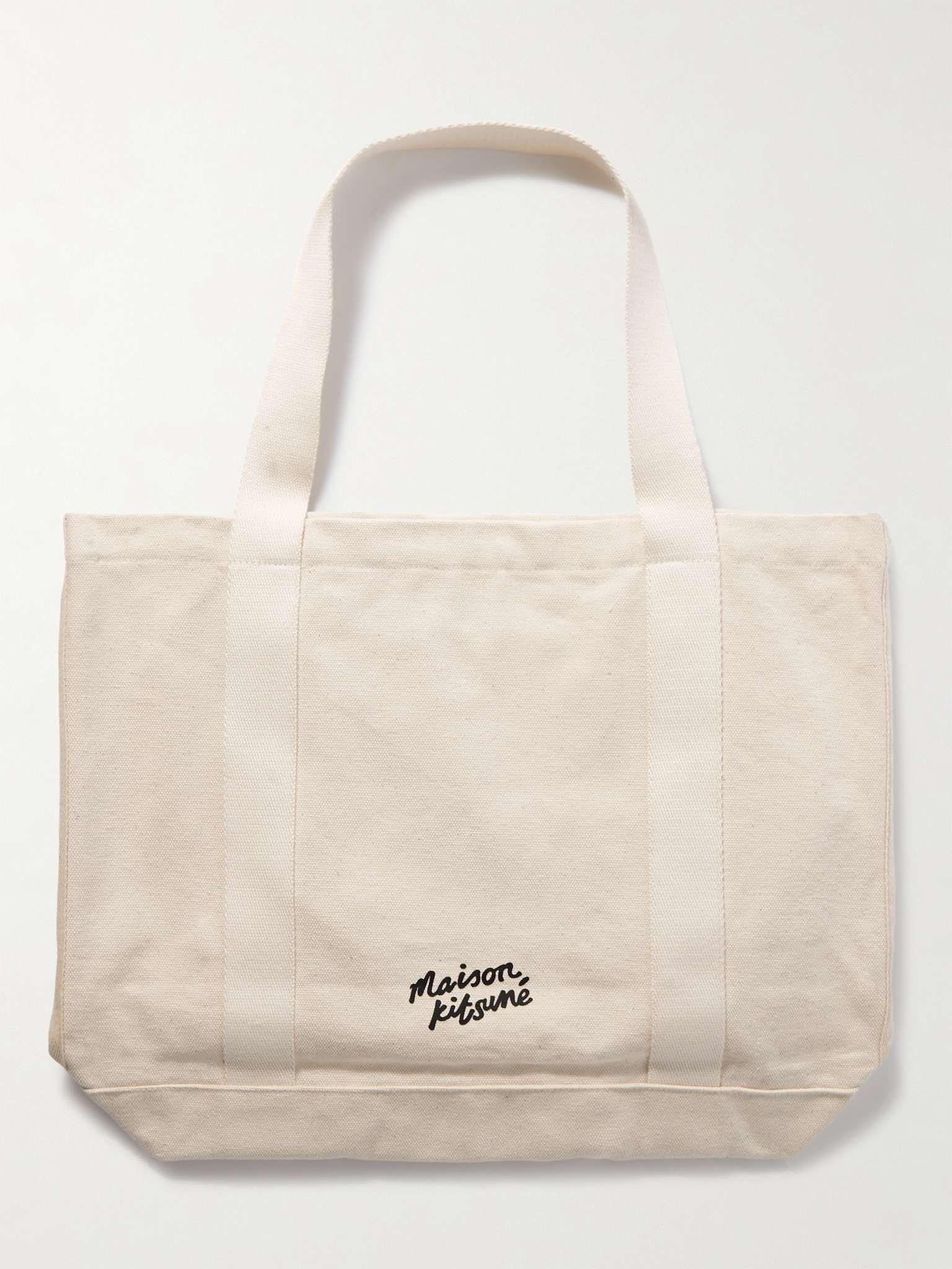 Logo-Print Cotton-Canvas Tote Bag - 4