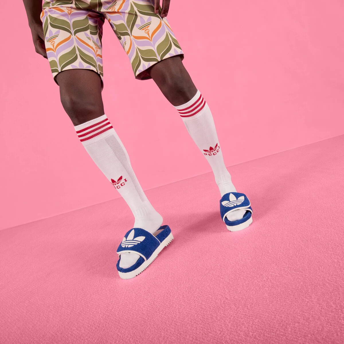 adidas x Gucci long cotton socks - 3