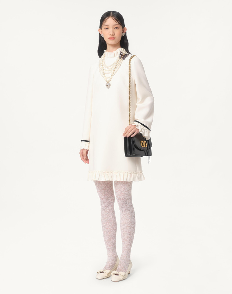 Valentino CREPE COUTURE SHORT DRESS outlook