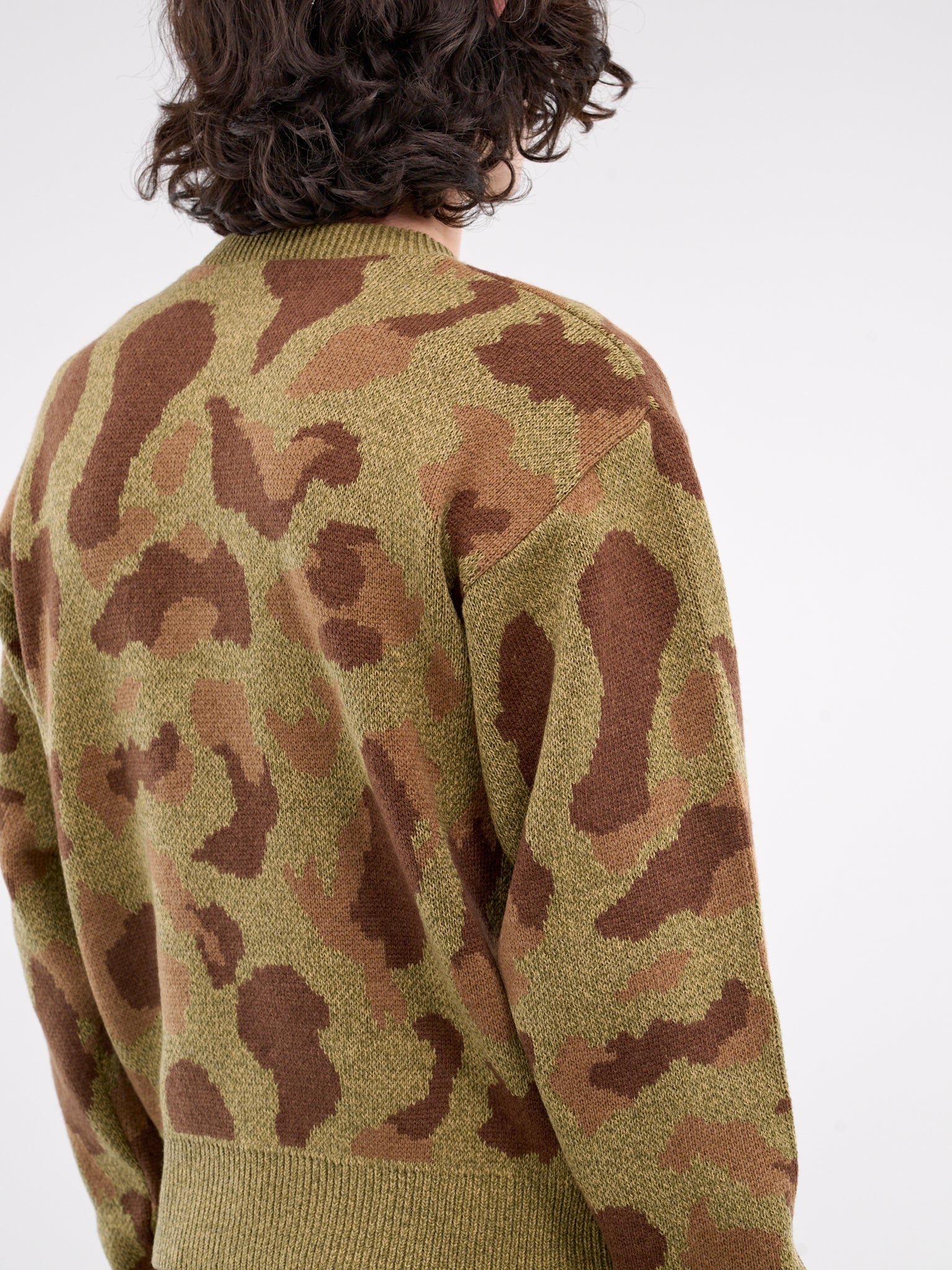 Camouflage Knit Sweater - 5