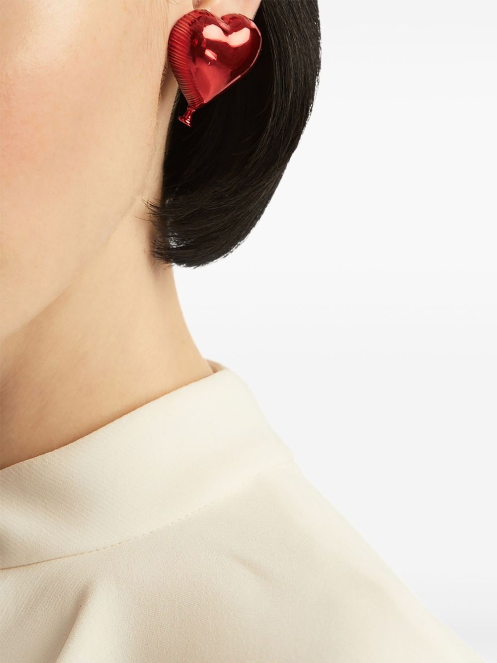 Heart Balloon clip-on earrings - 2