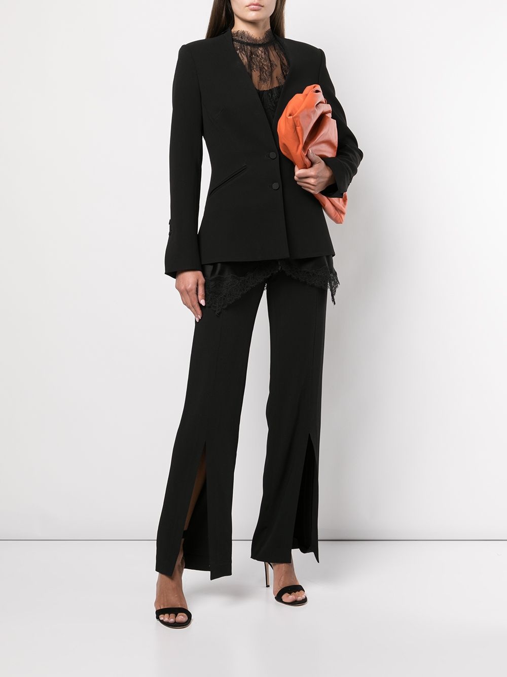 Crepe straight-leg trousers - 2