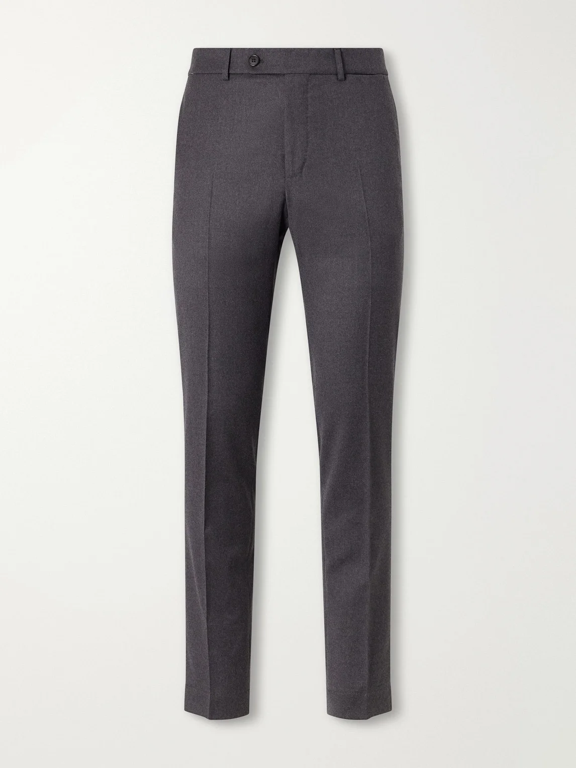 Straight-Leg Wool-Blend Trousers - 1