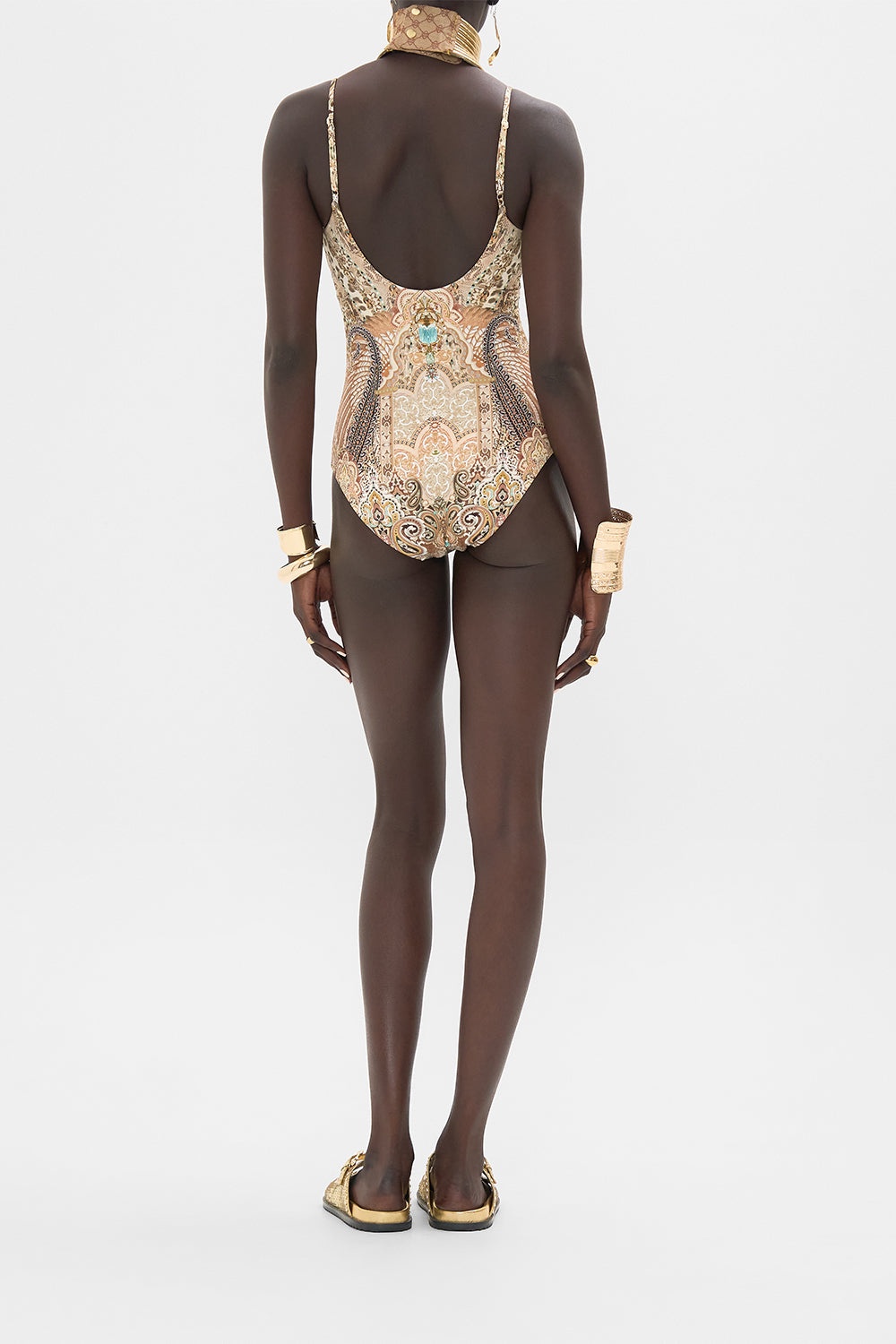SCOOP NECK ONE PIECE - 3
