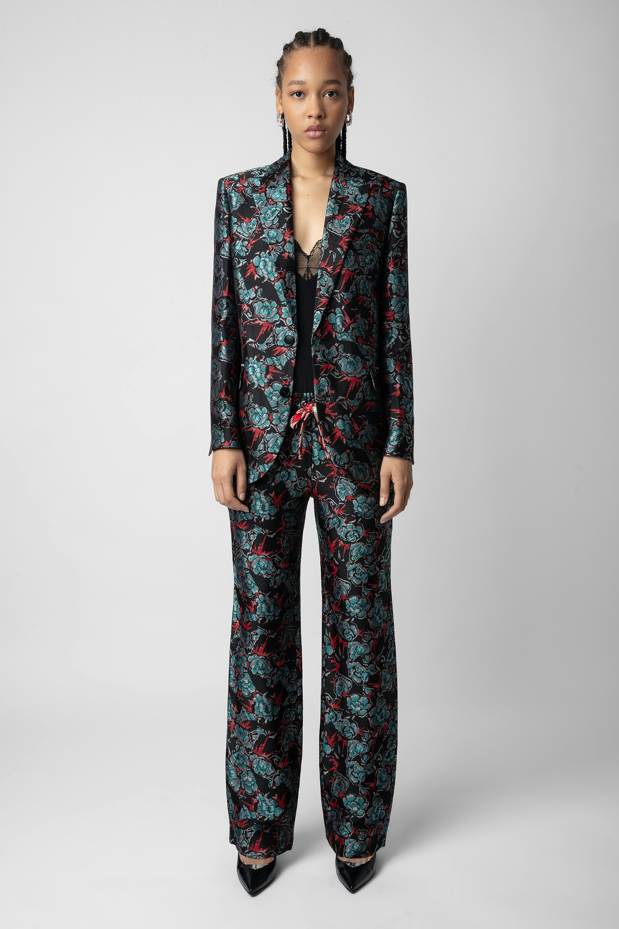 Pomy Jacquard Pants - 2