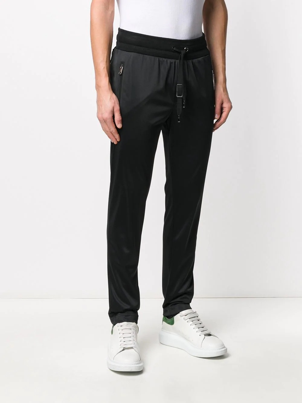 patch logo track pants - 3