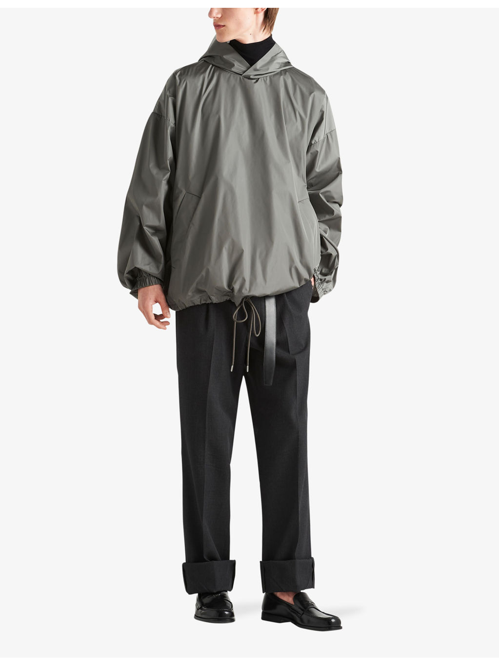 Light technical hooded nylon jacket - 2