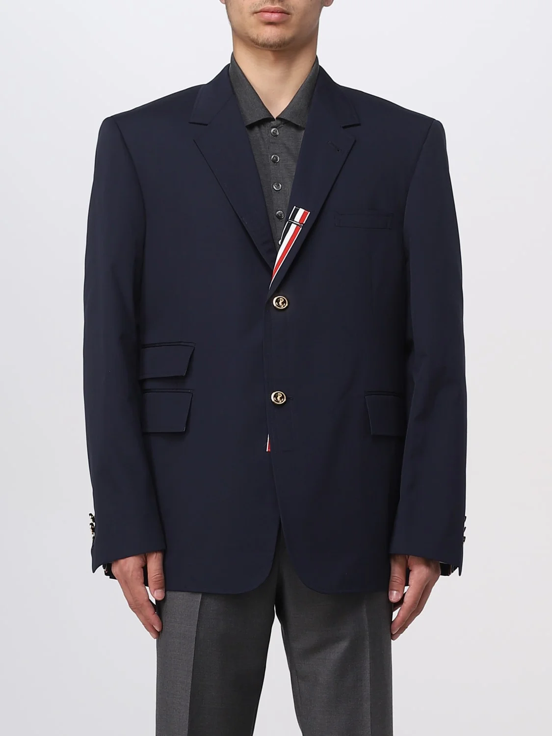 Thom Browne blazer in cotton blend - 1