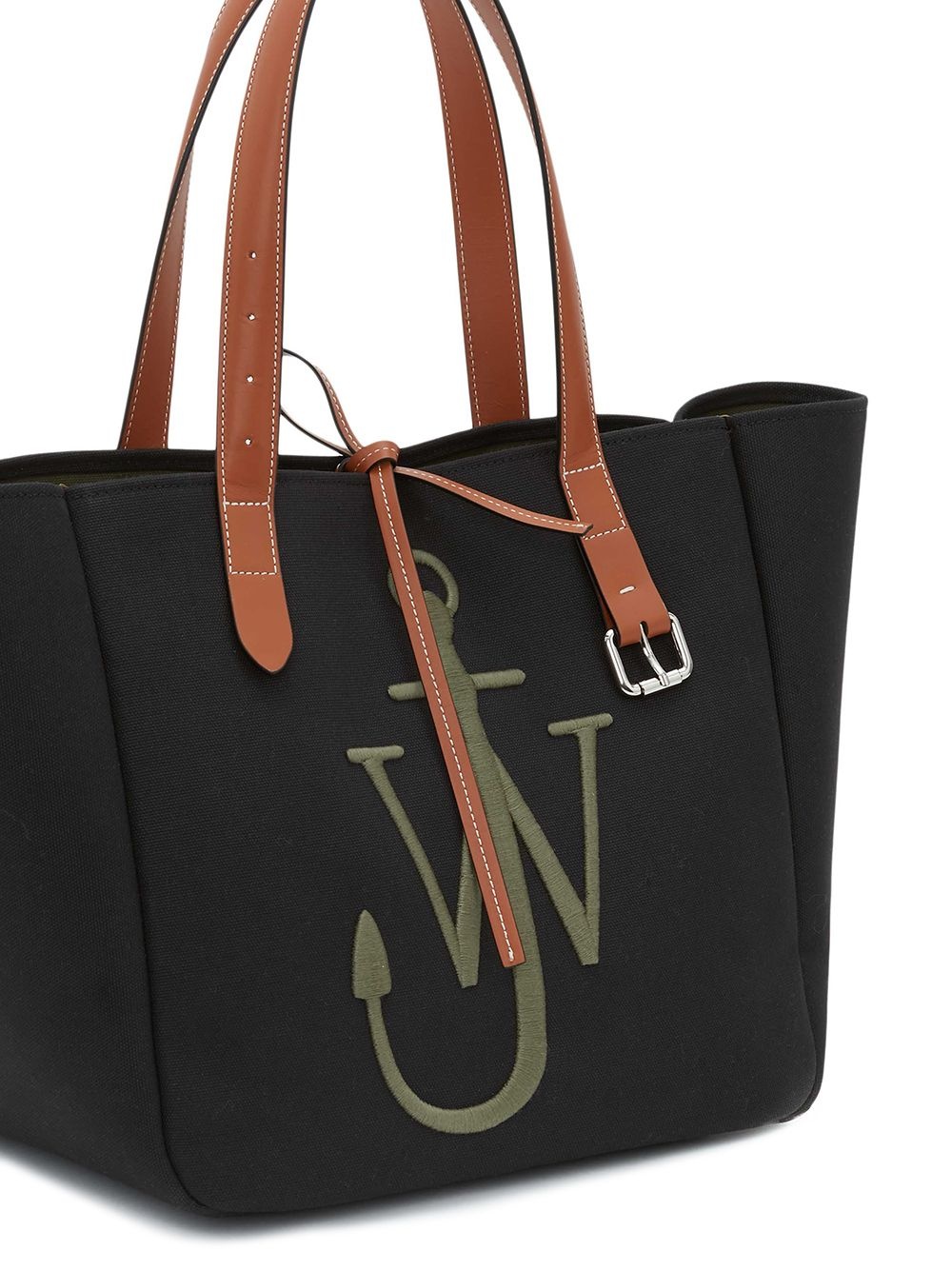 logo-embroidered tote bag - 4