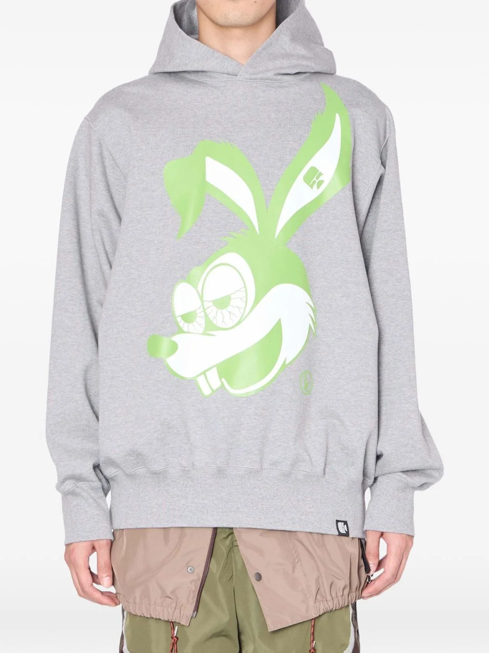rabbit-graphic hoodie - 1