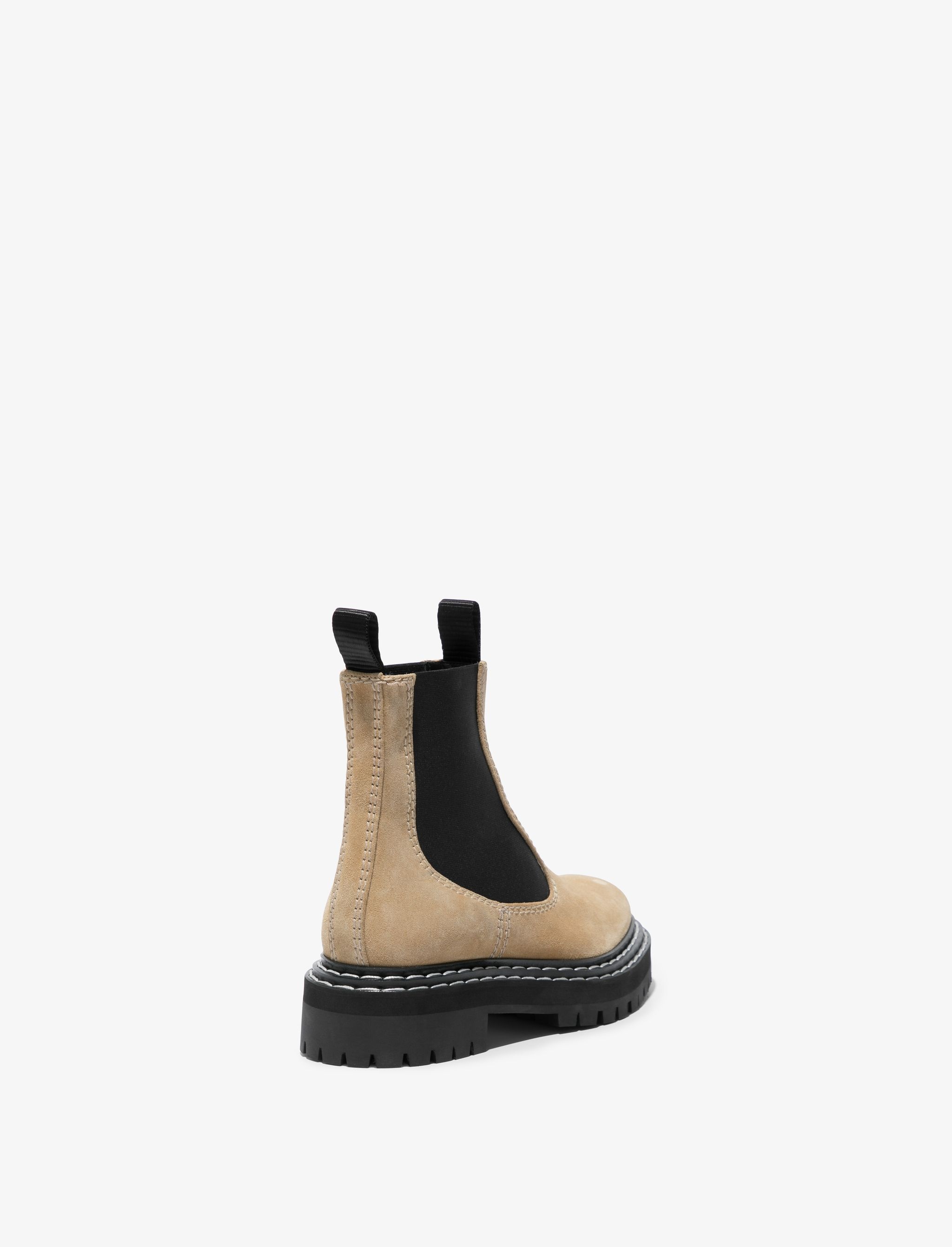 Suede Lug Sole Chelsea Boots - 3