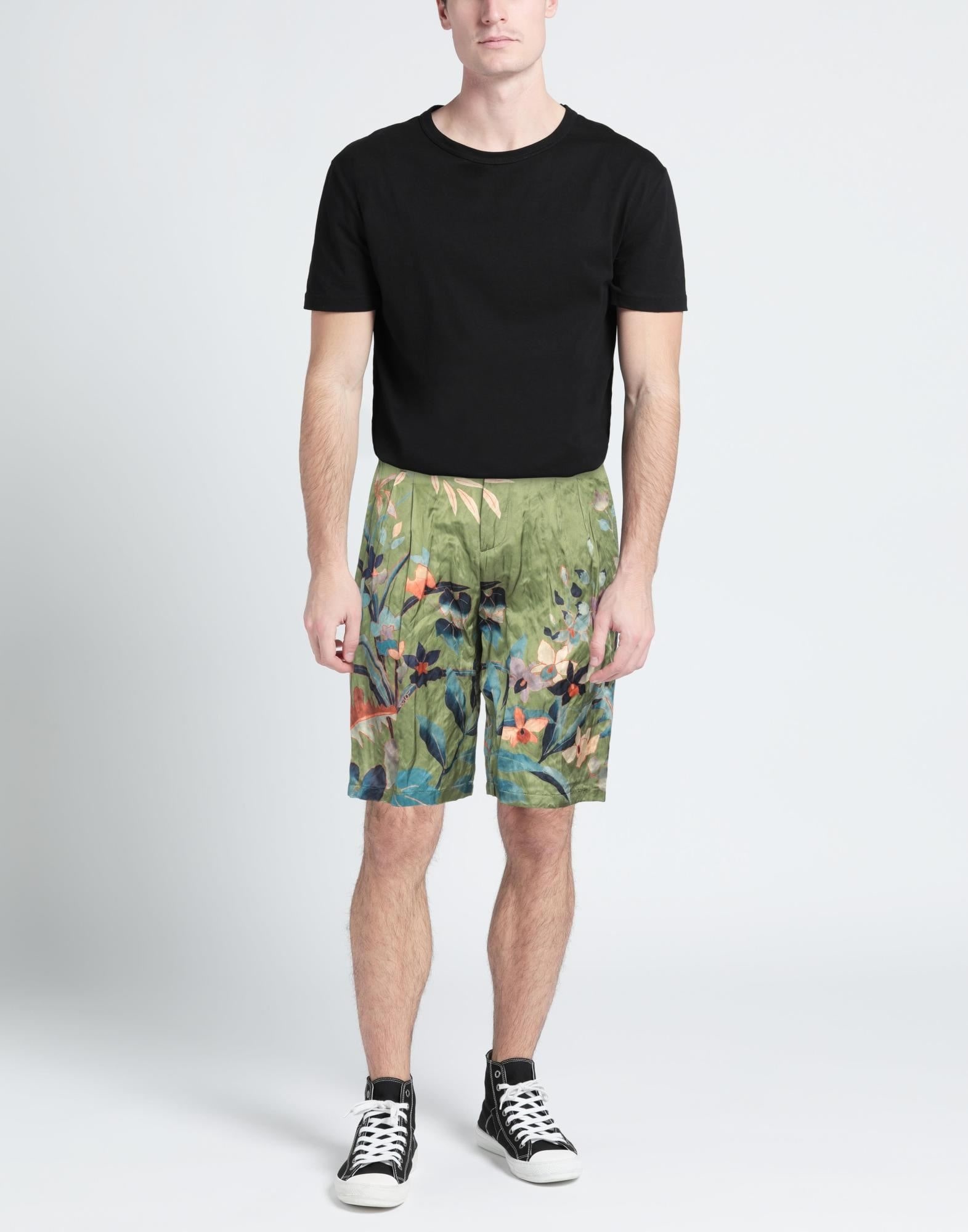 Military green Men's Shorts & Bermuda - 2