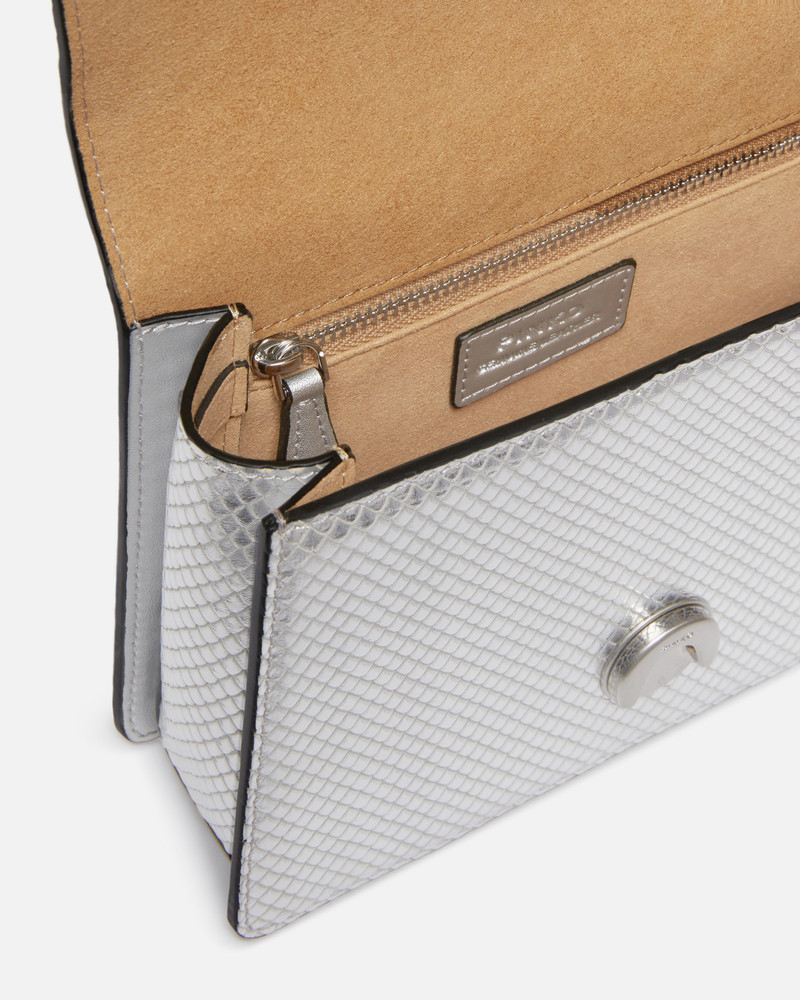 MINI LOVE BAG LAMINATED HANDBAG WITH SHOULDER STRAP 4