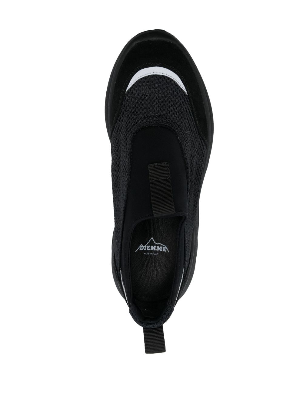 low-top calf leather sneakers - 4