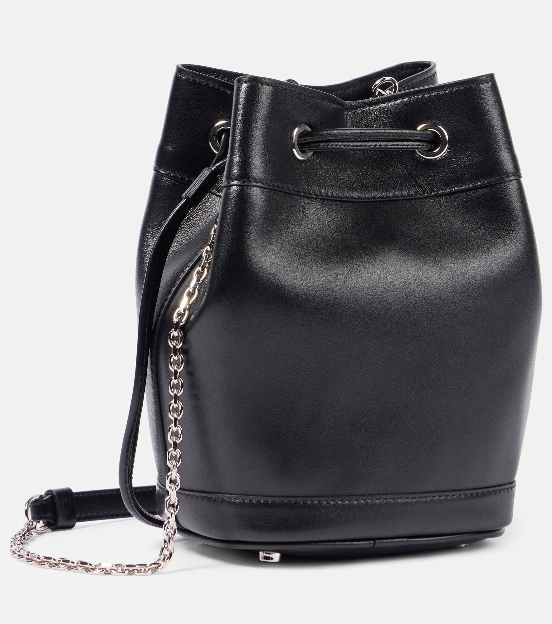 Tres Vivier leather bucket bag - 4