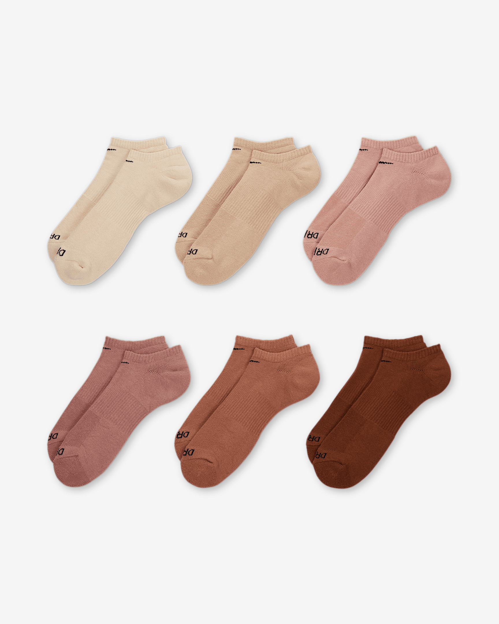 Nike Everyday Plus Cushioned Training No-Show Socks (6 Pairs) - 2
