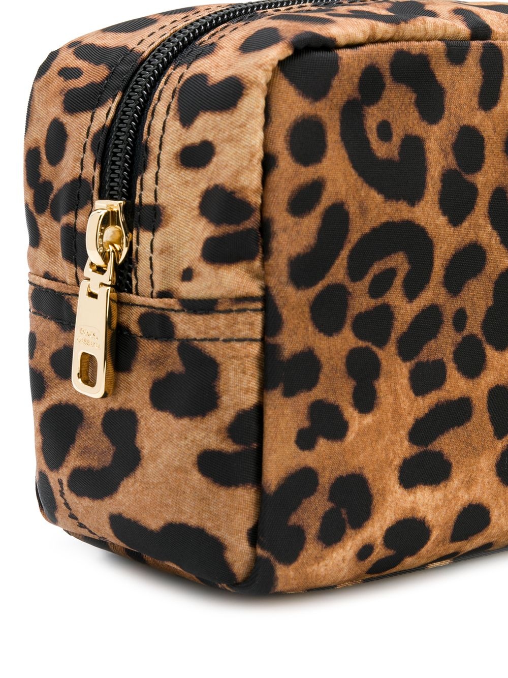 leopard print make-up bag - 3