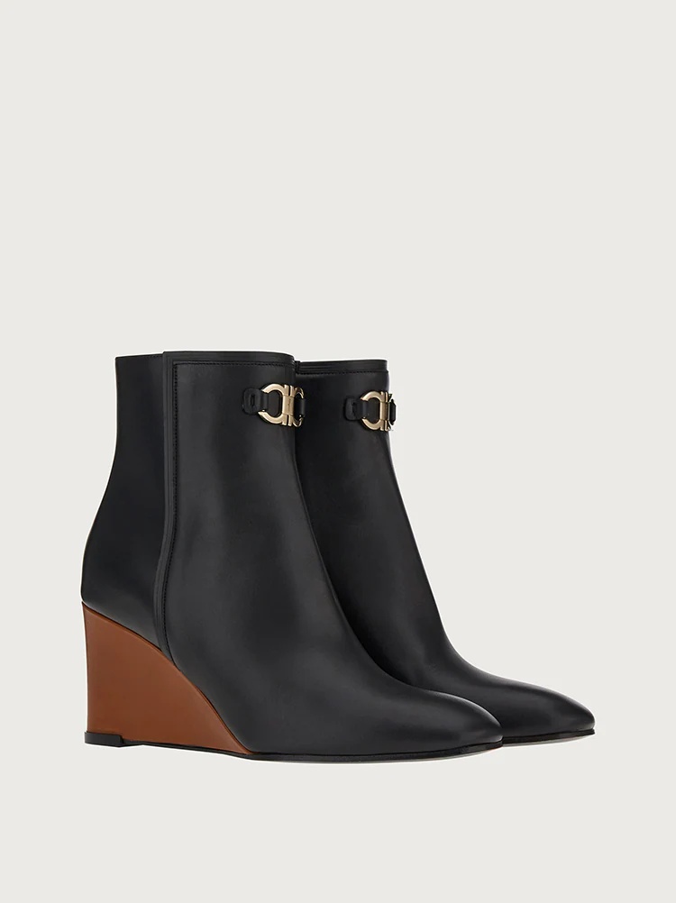 ANKLE BOOT WITH WEDGE HEEL - 6